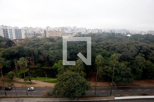 Área Comum - Salão de Festas Vista de kitnet/studio à venda com 1 quarto, 44m² em Farroupilha, Porto Alegre