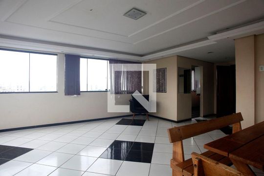 Área Comum - Salão de Festas de kitnet/studio à venda com 1 quarto, 44m² em Farroupilha, Porto Alegre
