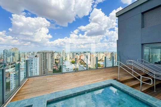 Piscina de apartamento para alugar com 1 quarto, 27m² em Vila Mariana, São Paulo