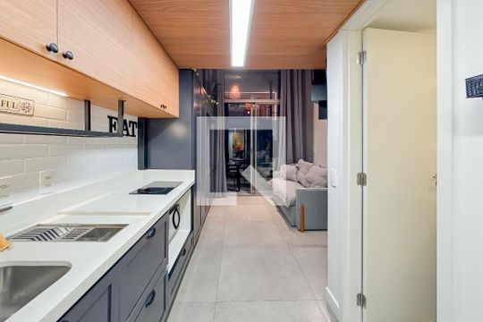 Sala de apartamento para alugar com 1 quarto, 27m² em Vila Mariana, São Paulo
