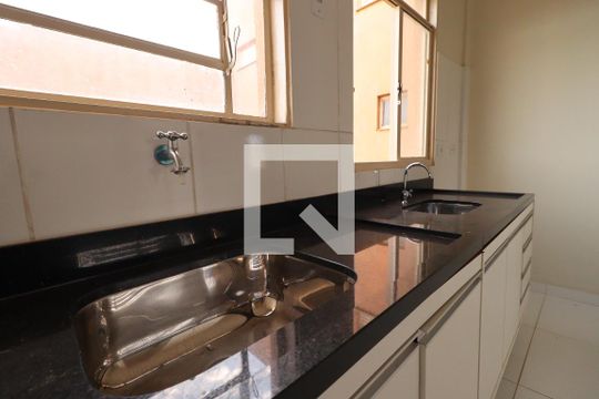 Cozinha de apartamento para alugar com 2 quartos, 44m² em Residencial das Americas, Ribeirão Preto