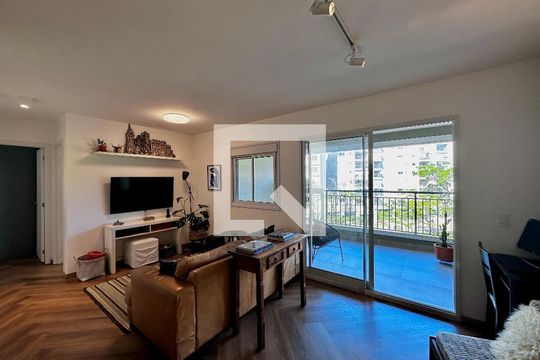 Sala de apartamento à venda com 2 quartos, 83m² em Santo Amaro, São Paulo