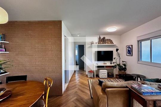 Sala de apartamento à venda com 2 quartos, 83m² em Santo Amaro, São Paulo
