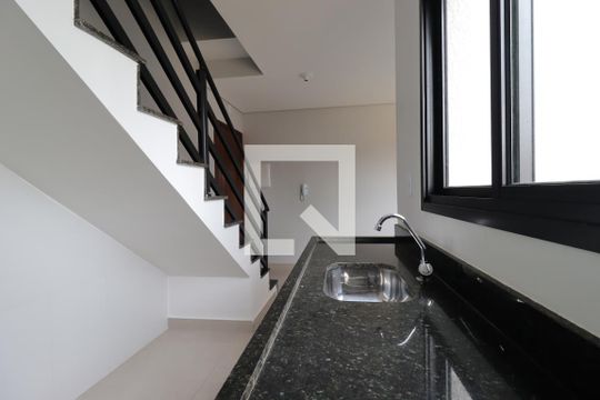Cozinha de apartamento à venda com 2 quartos, 94m² em Santa Maria, Santo André