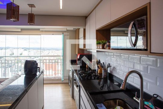 Cozinha de apartamento à venda com 2 quartos, 51m² em Centro, Diadema