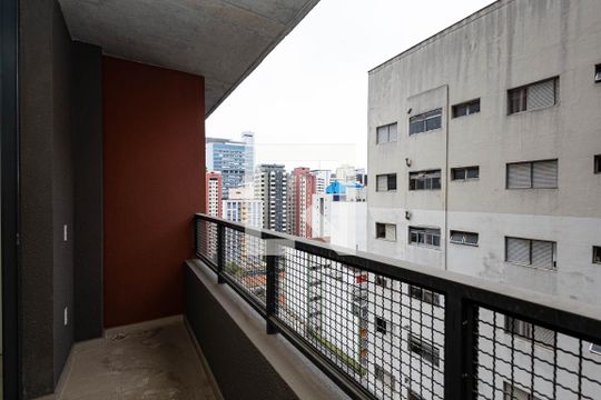 Varanda de kitnet/studio à venda com 1 quarto, 24m² em Consolação, São Paulo