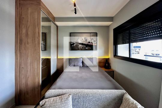 Studio de kitnet/studio para alugar com 1 quarto, 29m² em Jardim das Acacias, São Paulo
