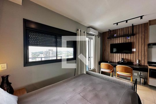 Studio de kitnet/studio para alugar com 1 quarto, 29m² em Jardim das Acacias, São Paulo