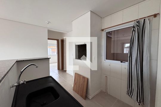 Cozinha de apartamento à venda com 2 quartos, 48m² em Feitoria, São Leopoldo
