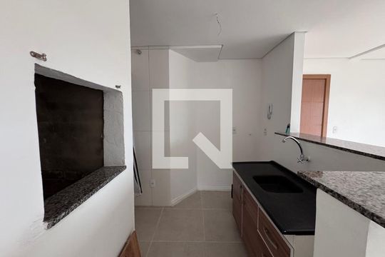 Cozinha de apartamento à venda com 2 quartos, 48m² em Feitoria, São Leopoldo