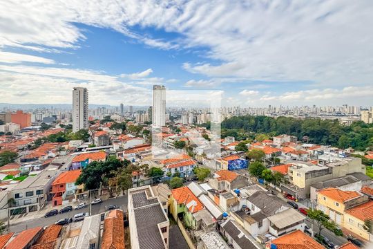 Vista da Sala de apartamento à venda com 1 quarto, 45m² em Cambuci, São Paulo