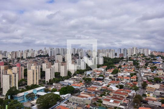 Vista Varanda da Sala/Cozinha de apartamento à venda com 2 quartos, 48m² em Jardim Umarizal, São Paulo