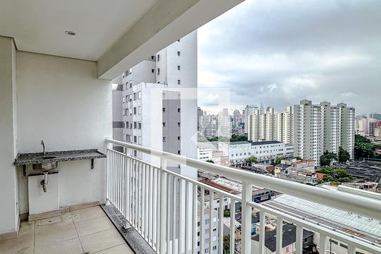Varanda da Sala de apartamento para alugar com 2 quartos, 66m² em Brás, São Paulo