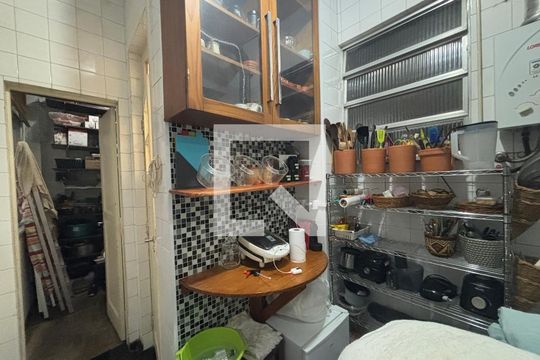 Área de serviço de apartamento à venda com 2 quartos, 70m² em Leblon, Rio de Janeiro