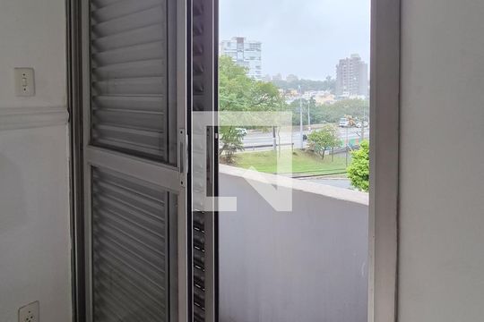 Varanda da Suíte  de apartamento para alugar com 1 quarto, 39m² em Jardim Chácara Inglesa, São Bernardo do Campo