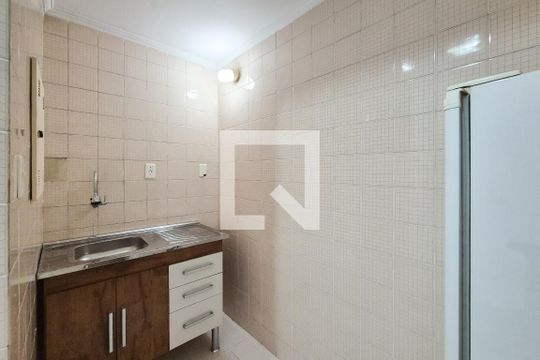 Cozinha - Armários de apartamento para alugar com 1 quarto, 39m² em Jardim Chácara Inglesa, São Bernardo do Campo