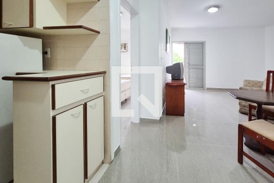 Sala de apartamento para alugar com 1 quarto, 39m² em Jardim Chácara Inglesa, São Bernardo do Campo