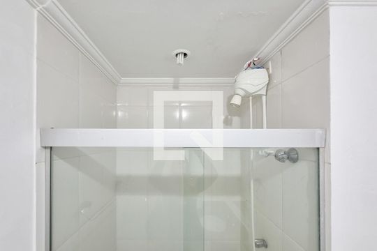 Banheiro da Suíte de apartamento para alugar com 1 quarto, 40m² em Jardim Chácara Inglesa, São Bernardo do Campo