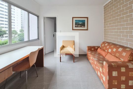 Sala de apartamento para alugar com 1 quarto, 39m² em Jardim Chácara Inglesa, São Bernardo do Campo