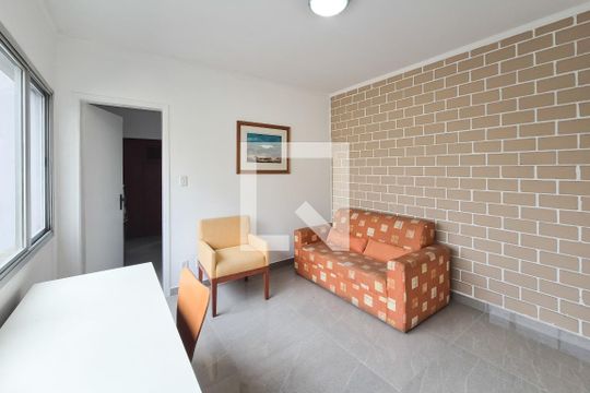Sala de apartamento para alugar com 1 quarto, 39m² em Jardim Chácara Inglesa, São Bernardo do Campo