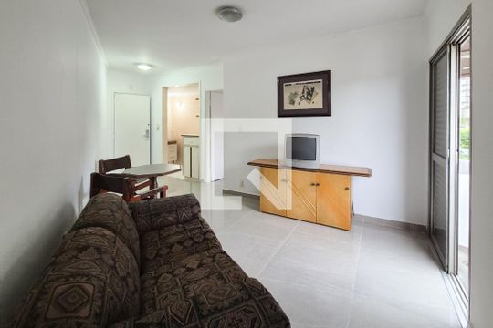 Sala de apartamento para alugar com 1 quarto, 40m² em Centro, São Bernardo do Campo