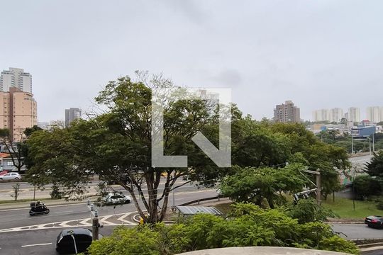 Varanda da Sala de apartamento para alugar com 1 quarto, 40m² em Jardim Chácara Inglesa, São Bernardo do Campo