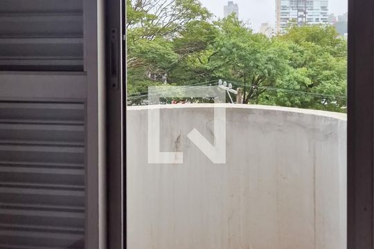Varanda da Sala de apartamento para alugar com 1 quarto, 40m² em Jardim Chácara Inglesa, São Bernardo do Campo