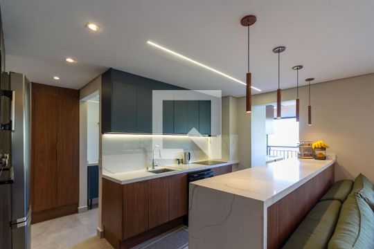 Cozinha  de apartamento à venda com 3 quartos, 113m² em Jardim Dom Bosco, São Paulo