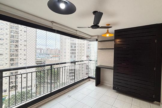 Sala de Jantar Varanda de apartamento para alugar com 3 quartos, 126m² em Vila Gilda, Santo André