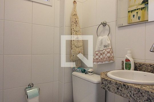 Lavabo de apartamento à venda com 3 quartos, 85m² em Vila Mussoline, São Bernardo do Campo