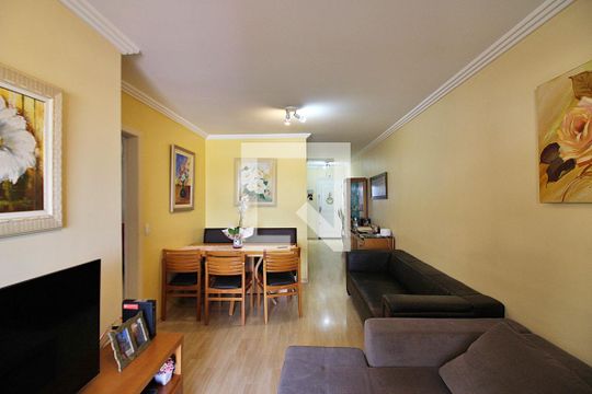 Sala de apartamento à venda com 3 quartos, 85m² em Vila Mussoline, São Bernardo do Campo