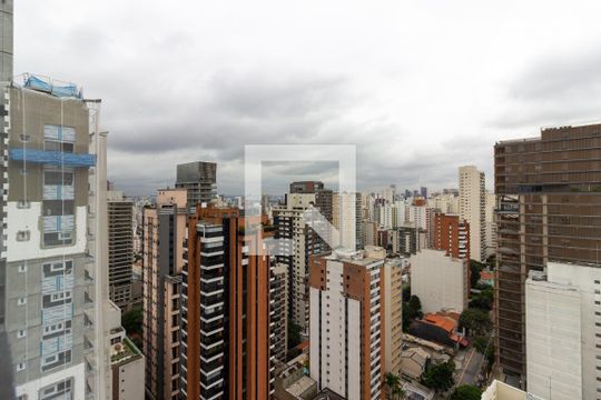 Vista Varanda de kitnet/studio para alugar com 1 quarto, 32m² em Pinheiros, São Paulo