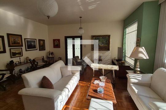 Sala de Estar de casa à venda com 4 quartos, 400m² em Alto da Boa Vista, Rio de Janeiro