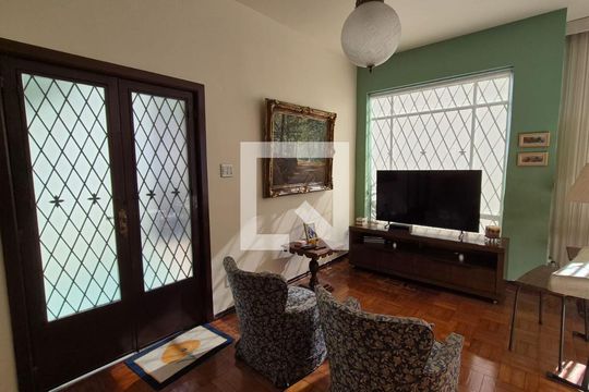 Sala de Estar de casa à venda com 4 quartos, 400m² em Alto da Boa Vista, Rio de Janeiro