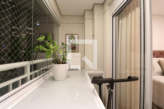 Varanda da Suíte 2 de apartamento à venda com 3 quartos, 136m² em Barra Funda, São Paulo