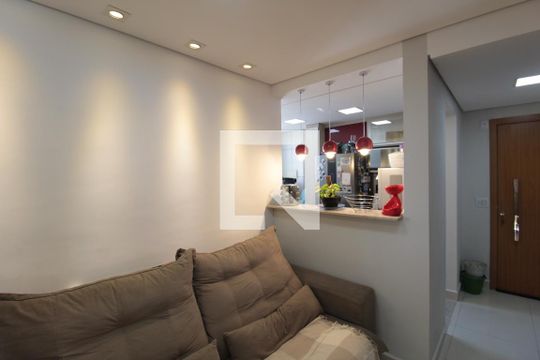 Sala de apartamento à venda com 2 quartos, 49m² em Castelo, Belo Horizonte