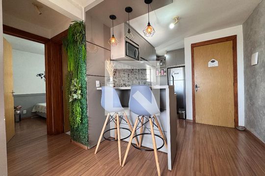 Sala de apartamento para alugar com 2 quartos, 50m² em Pinheiro, São Leopoldo