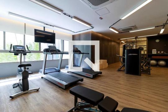 Área comum - Academia de kitnet/studio à venda com 1 quarto, 24m² em Brooklin, São Paulo