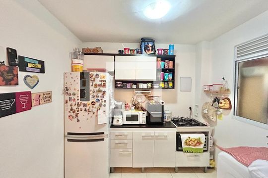 Cozinha de apartamento à venda com 2 quartos, 100m² em Santo Andre, São Leopoldo