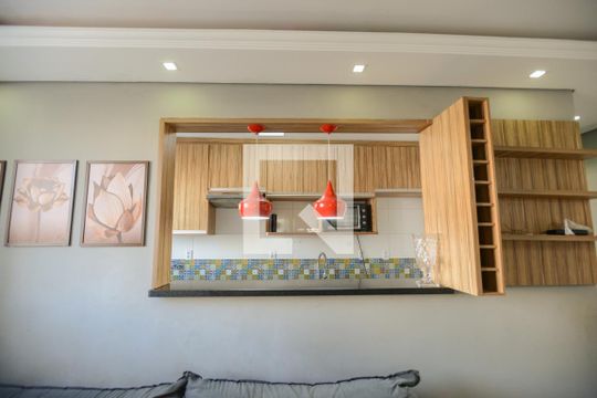 Sala de apartamento para alugar com 2 quartos, 48m² em Bonfim Paulista, Ribeirão Preto