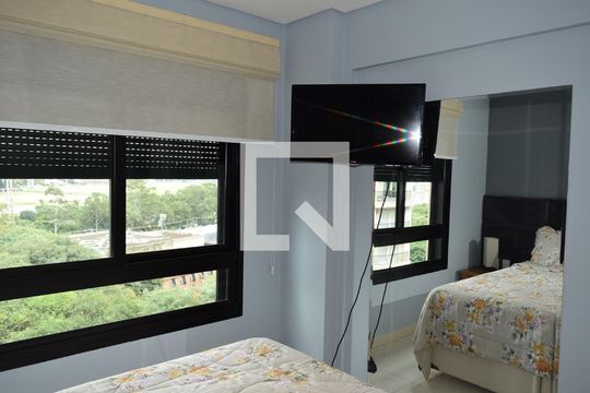 Quarto de apartamento para alugar com 1 quarto, 38m² em Jardim Paulistano, São Paulo
