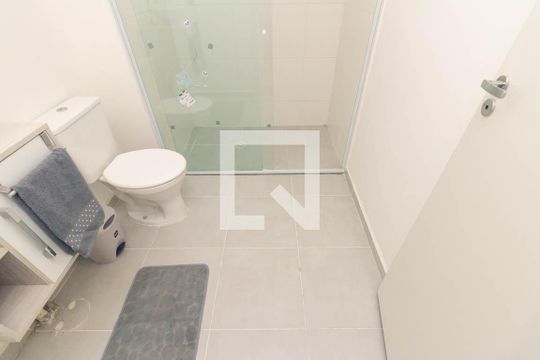 Banheiro de apartamento para alugar com 1 quarto, 28m² em Centro Histórico de São Paulo, São Paulo