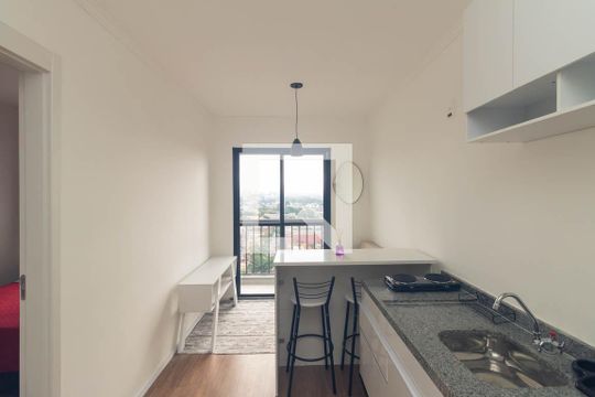 Sala de apartamento para alugar com 1 quarto, 28m² em Centro Histórico de São Paulo, São Paulo