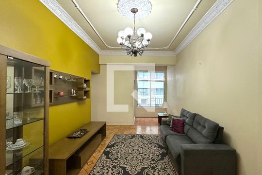 Sala de apartamento à venda com 3 quartos, 93m² em Copacabana, Rio de Janeiro