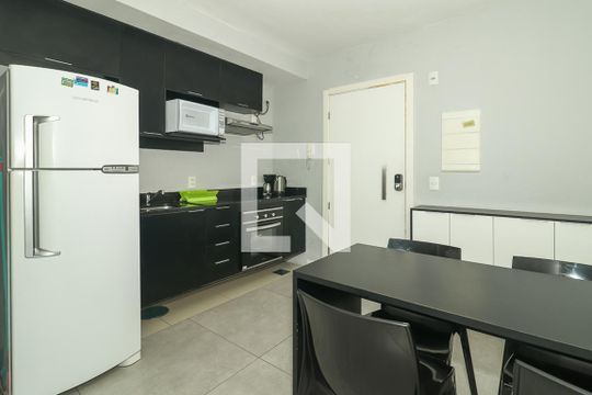 Sala / Quarto / Cozinha de kitnet/studio à venda com 0 quarto, 60m² em Jardim Botânico, Porto Alegre