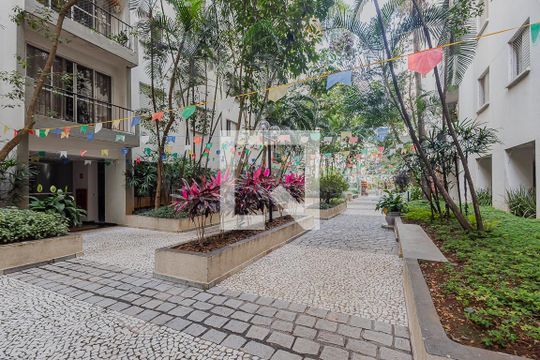 Área comum de apartamento à venda com 1 quarto, 50m² em Alto de Pinheiros, São Paulo