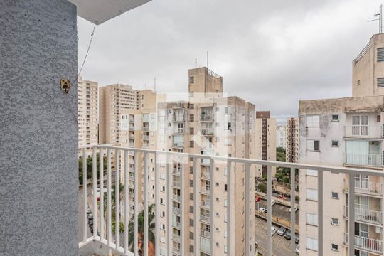 Varanda da Sala de apartamento à venda com 2 quartos, 50m² em Taboão, São Paulo