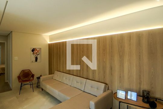 Sala de apartamento à venda com 3 quartos, 144m² em Sagrada Família, Belo Horizonte