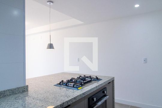 Cozinha de apartamento para alugar com 1 quarto, 48m² em Além Ponte, Sorocaba