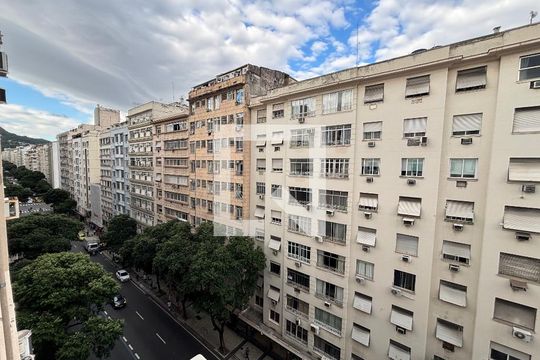 Sala/Quarto - vista de apartamento para alugar com 1 quarto, 32m² em Copacabana, Rio de Janeiro